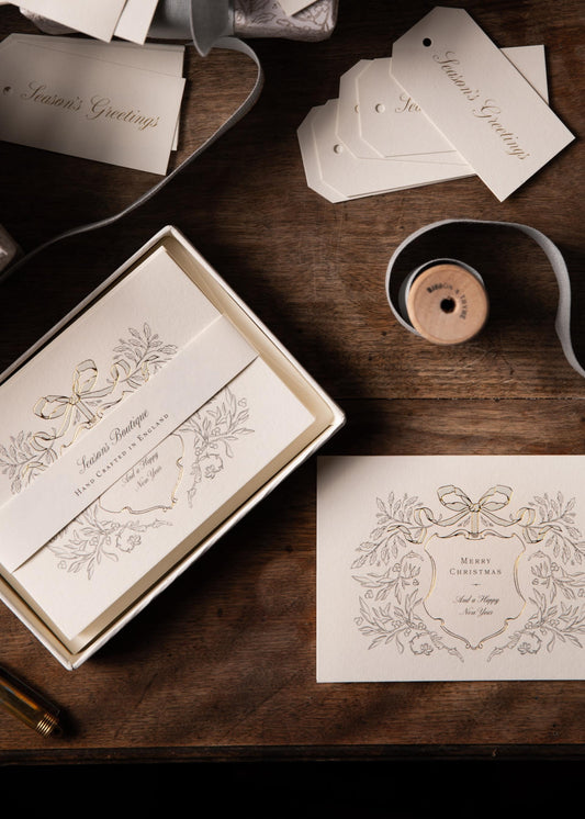 Festive Garland Boxed Card Set image 2