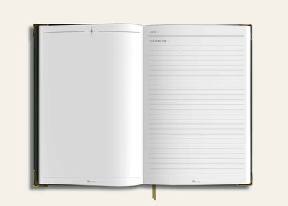 Forest Globe Leather Travel Journal image 5