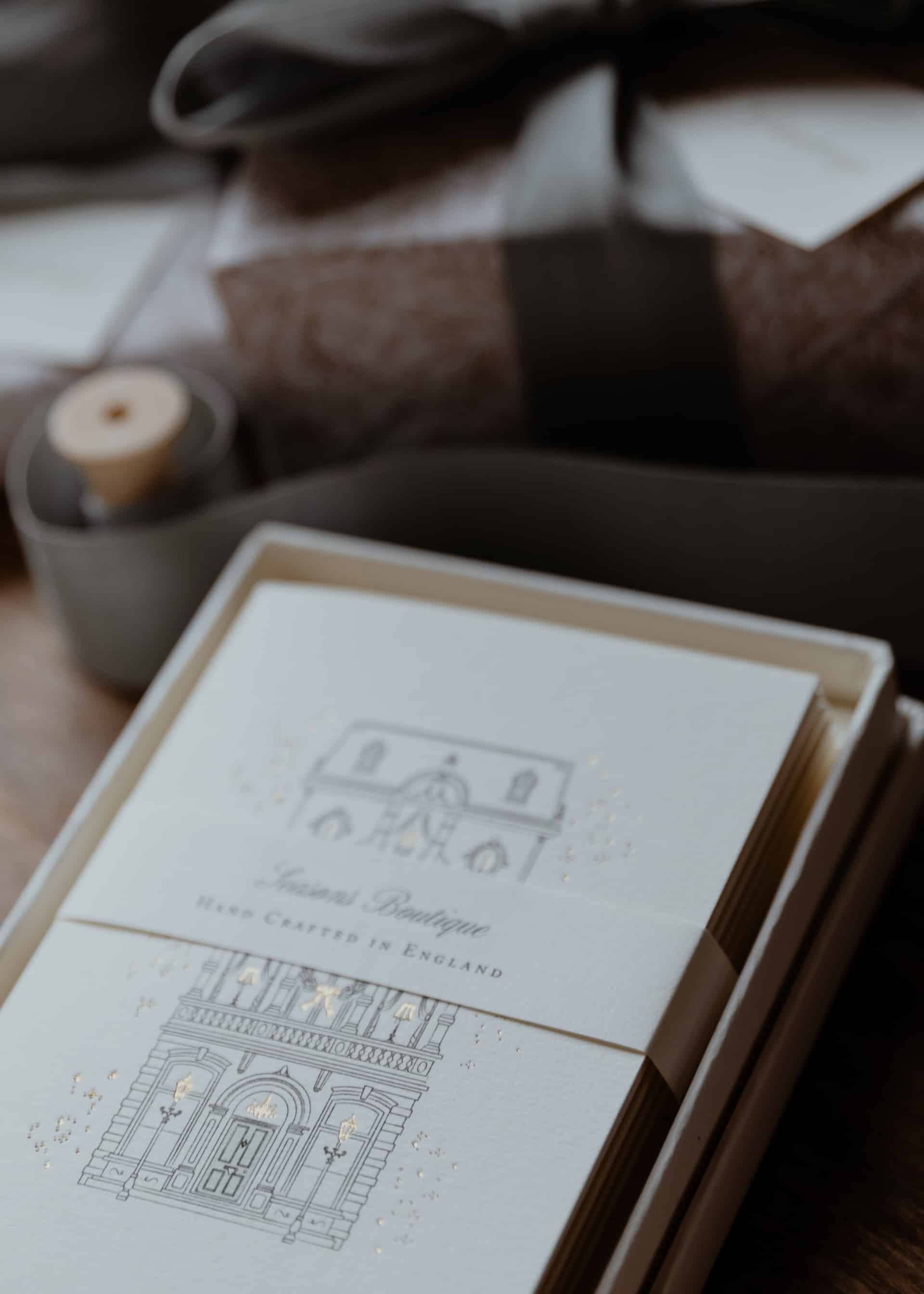 Festive Townhouse Boxed Card Set image 2