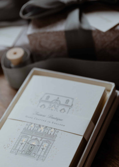 Festive Townhouse Boxed Card Set image 2