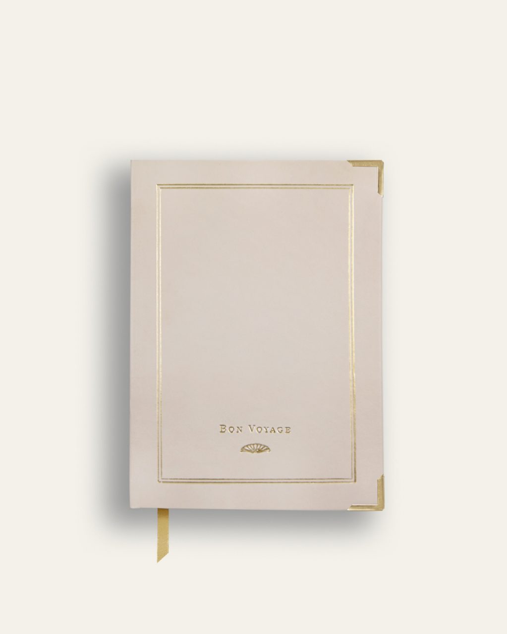 Blush Bon Voyage Leather Travel Journal image 0