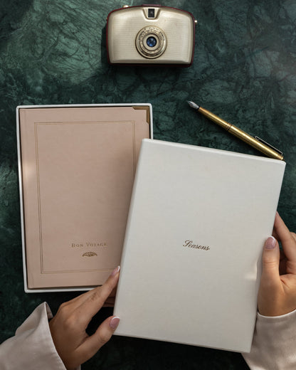 Blush Bon Voyage Leather Travel Journal image 2