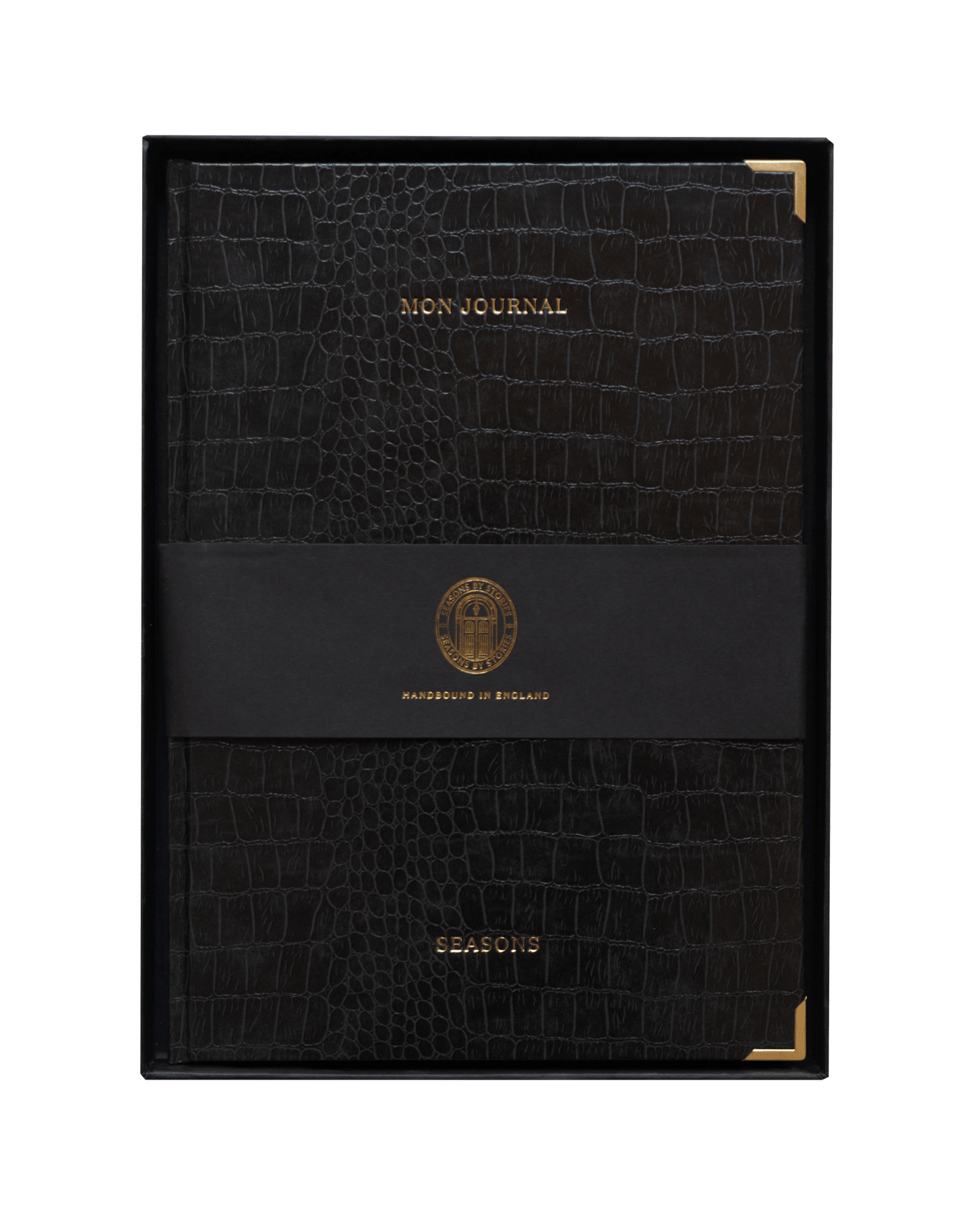 Noir Croc Desk Journal A4 image 3