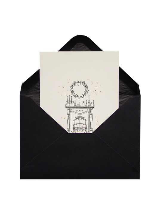 Fireplace Boxed Set          Christmas Cards image 0