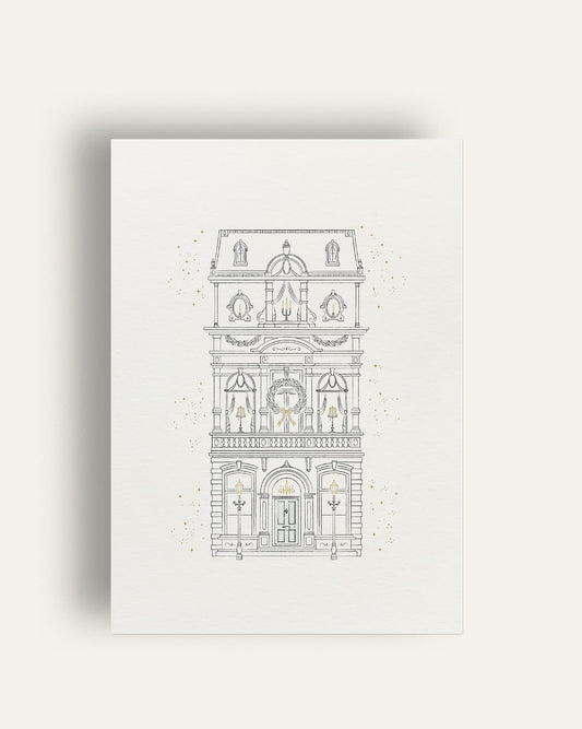 Festive Townhouse Card image 0