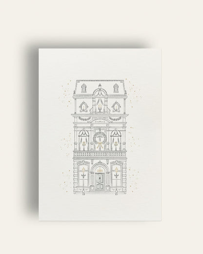 Festive Townhouse Boxed Card Set image 1