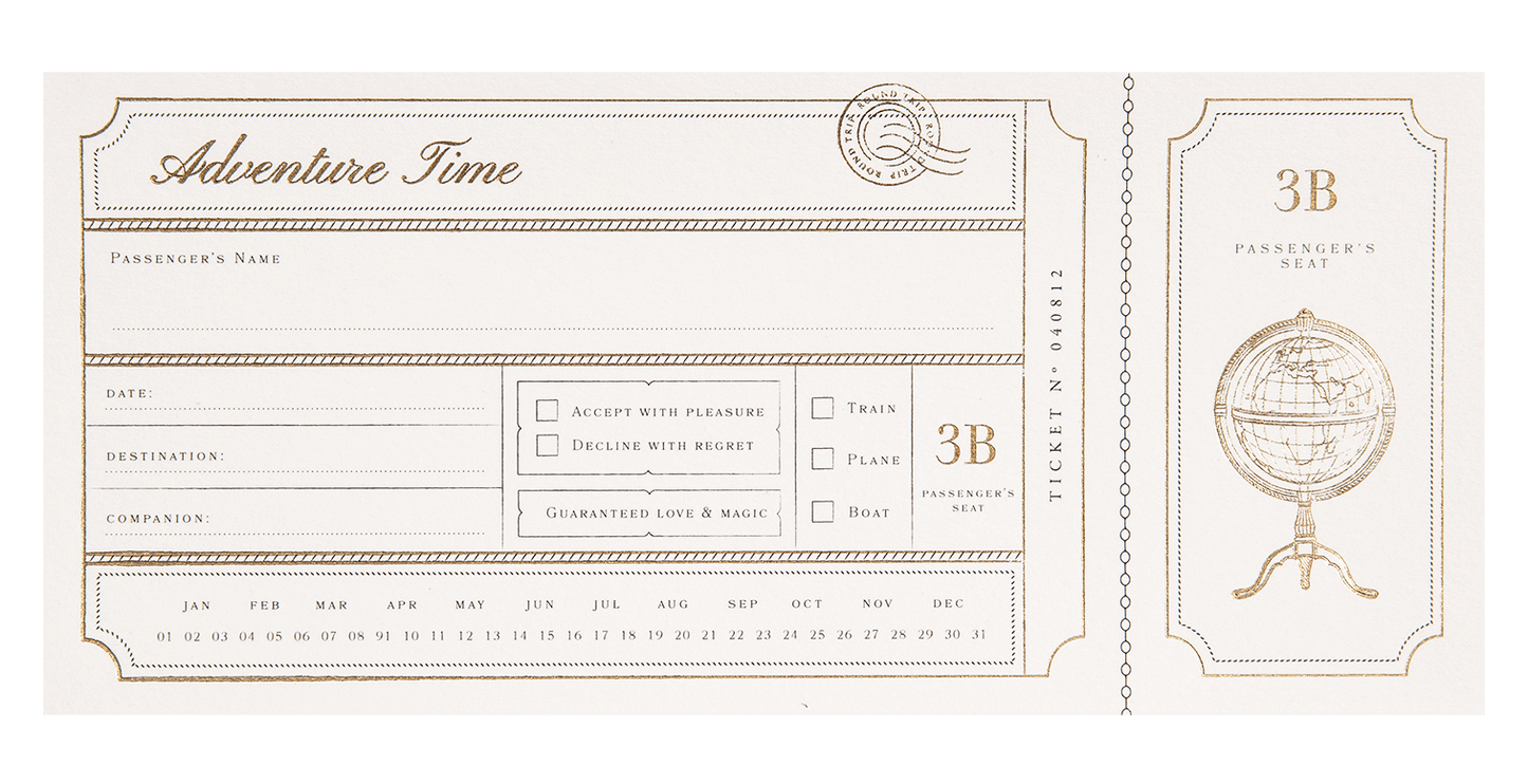 Natural Passport Card & Travel Ticket image 2