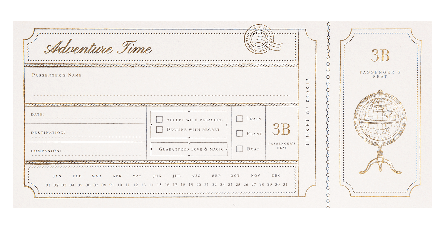 Natural Passport Card & Travel Ticket image 2