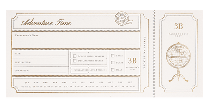 Natural Passport Card & Travel Ticket image 2
