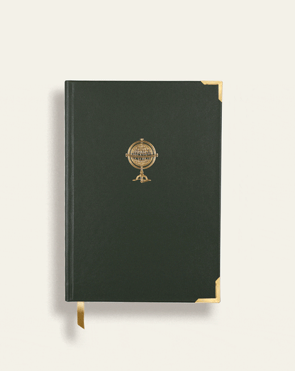 Forest Globe Leather Travel Journal image 0