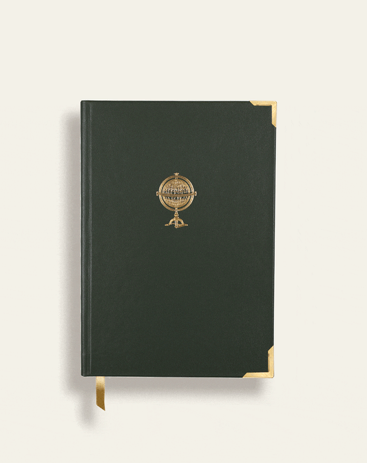 Forest Globe Leather Travel Journal image 0