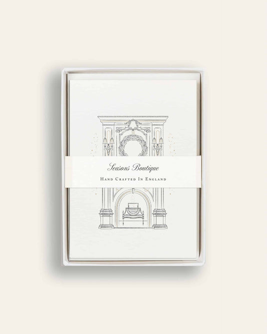 Festive Fireplace Boxed Card Set image 0