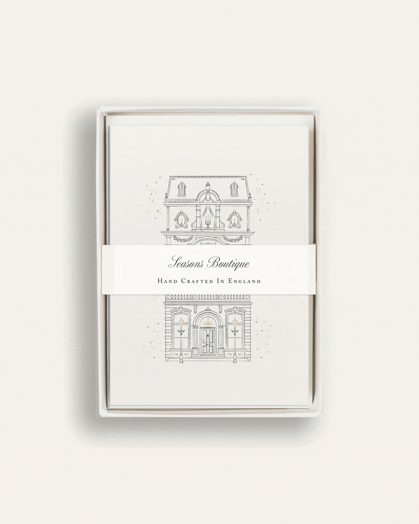 Festive Townhouse Boxed Card Set image 0
