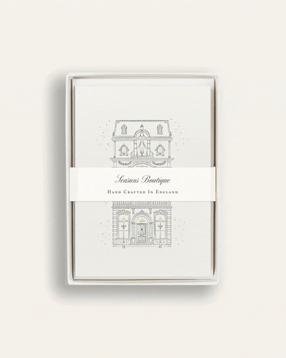 Festive Townhouse Boxed Card Set image 0