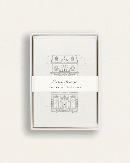 Festive Townhouse Boxed Card Set image 0