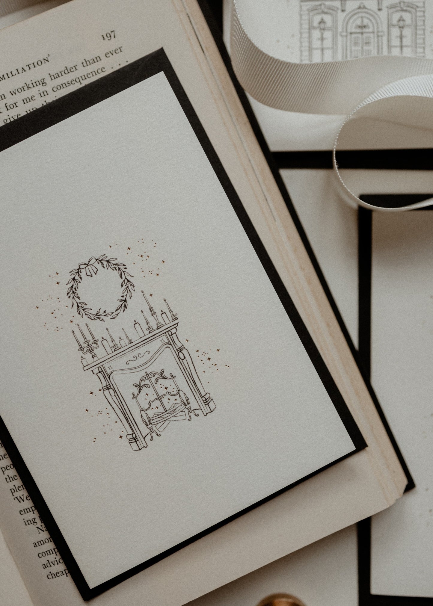 Fireplace Boxed Set          Christmas Cards image 1